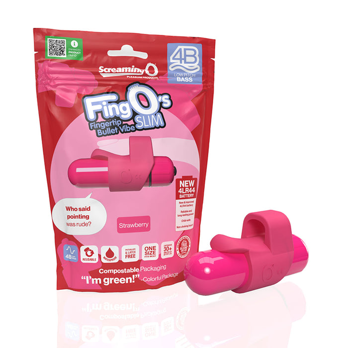 pink finger vibrator with package