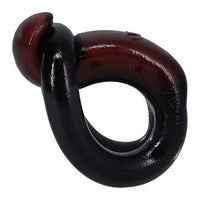 black and red clasping firmtech cock ring