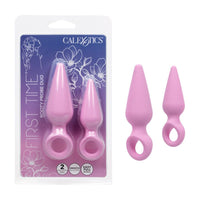 Pink body probes with packaging labeled 'Calexotics' on a white background