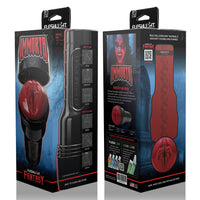 Fleshlight Immorta packaging with front and back views on a white background