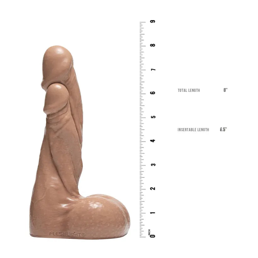 fleshlight fantasy twisted twins dildo with measurements