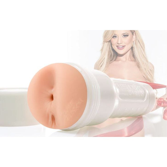blonde female with butt masturbator