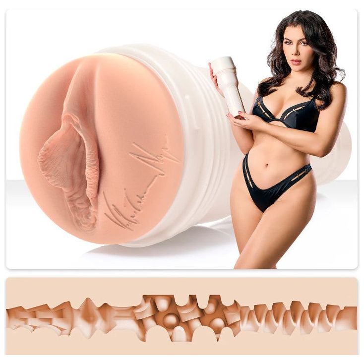 adult star valentina nappi molded fleshlight vagina masturbator with texture