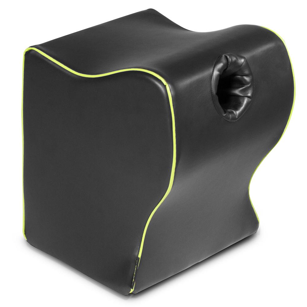 black toy mount with hole