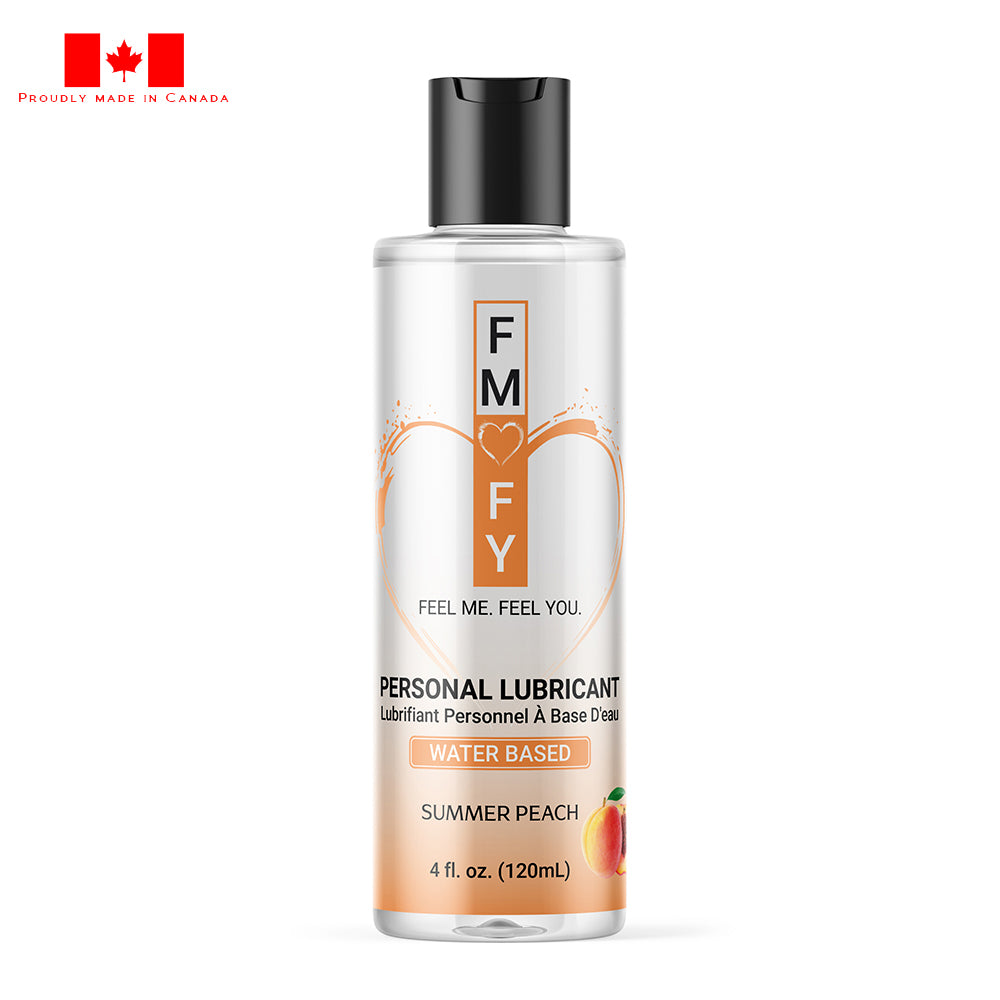 a bottle of fmfy summer peach lubricant