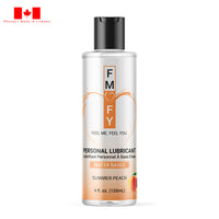 a bottle of fmfy summer peach lubricant