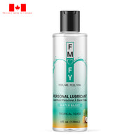 a bottle of fmfy tropical tease water based lube