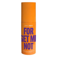 orange spray bottle of pheromone body mist forget me not in 3.35oz size
