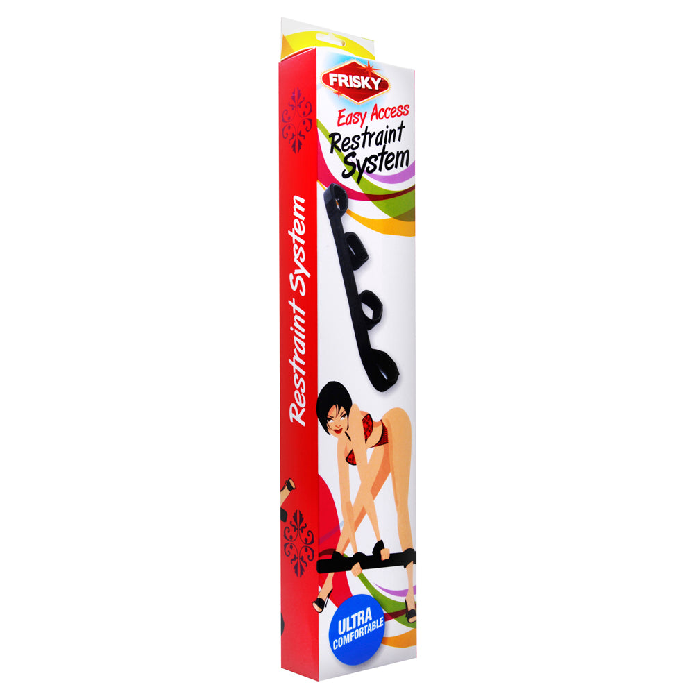 Black easy access spreader bar inside packaging.