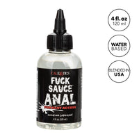 black & clear bottle of anal numbing lubricant