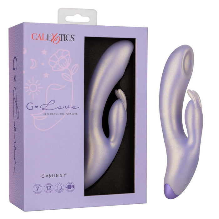 frosted vibrator with clit stim in box