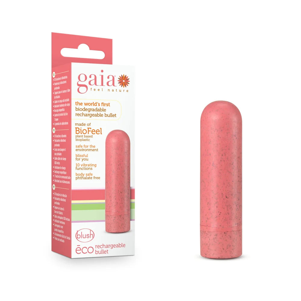 vibrating bullet in pink beside display box