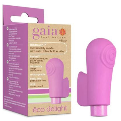 pink eco finger vibrator in package