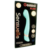curved vibrator with ribbed curved head with box
