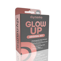 Dynamo Wellness Glow Up Arousal Kit packaging on a white background