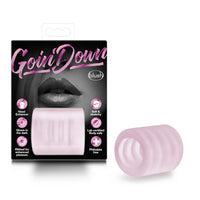 pink ribbed oral sex sleeve 