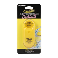 GoodHead Juicy Head To-Go Cocktails Lemon Drop dry mouth spray packaging on a white background