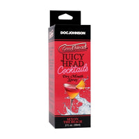Box of GoodHead Juicy Head Cocktails dry mouth spray on a white background