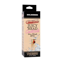 Box of GoodHead Juicy Head Cocktails strawberries & champagne dry mouth spray on a white background