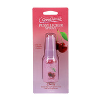 pink bottle of goodhead pussy lickers spray in cherry