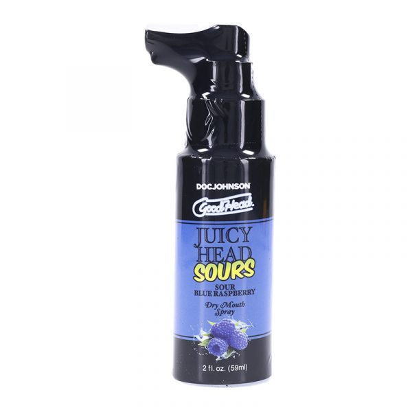 goodhead sours blue raspberry spray bottle