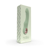 Green Nobè gwen g spot vibrator in packaging on a white background