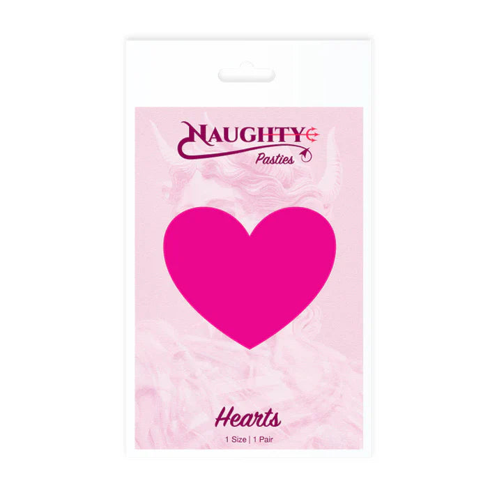 pink heart nipple pasties