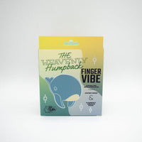 Product packaging for 'The Heavenly Humpback Finger Vibe' with a whale illustration on a white background.