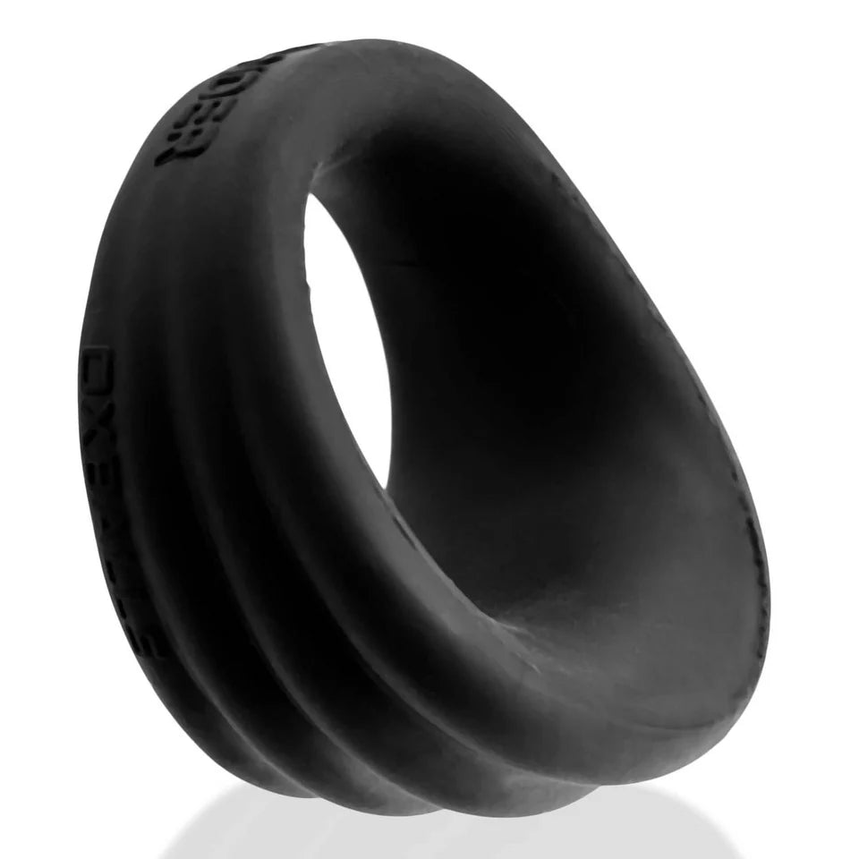Hunky Junk Expander Lifter black silicone cock ring 