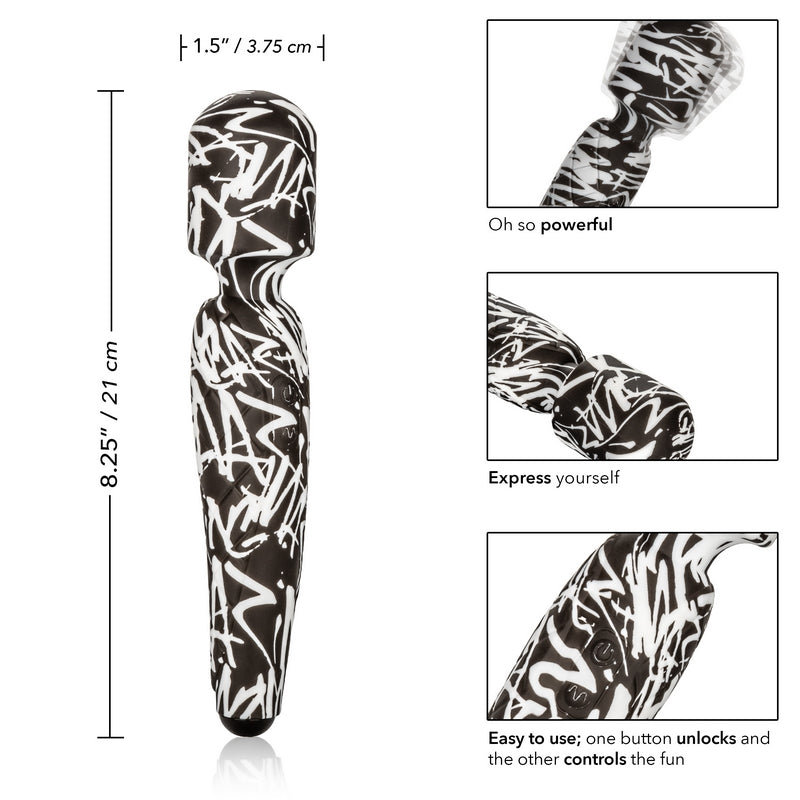 black & white wand measurements