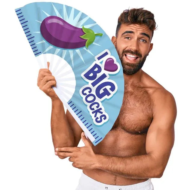 I Love Big Cock Fan 25" by M Proud