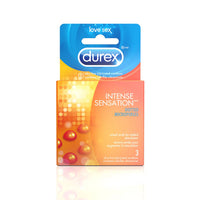 Durex Intense Sensation packaging on a white background