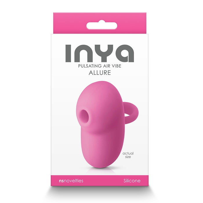 pink silicone pulsating finger in box