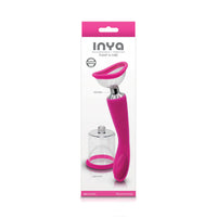 pink pussy & breast pump with vibrator on other end