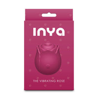 Pink packaging of 'The Vibrating Rose' by INYA on a white background
