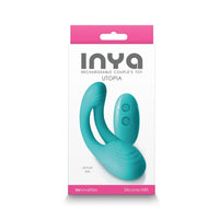 turquoise finger vibrator in box