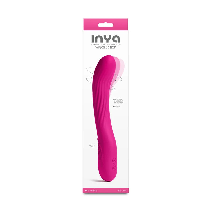 inya wiggle vibrator on white background