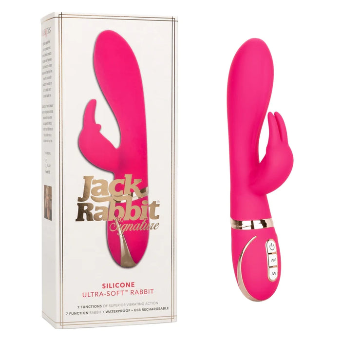 pink vibrator with bunny clit stim