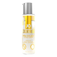 white & gold personal bottle of lubricant flavored pina colada 2.0oz