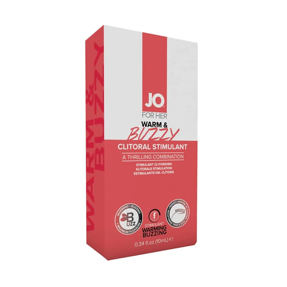 box of jo for her warm & buzzy clitoral stimulant