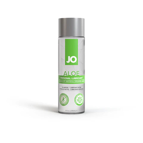 aloe water based personal lubricant 8oz bottle