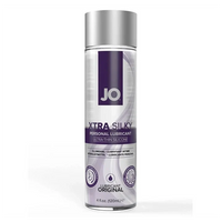 bottle of jo xtra silky silicone lube