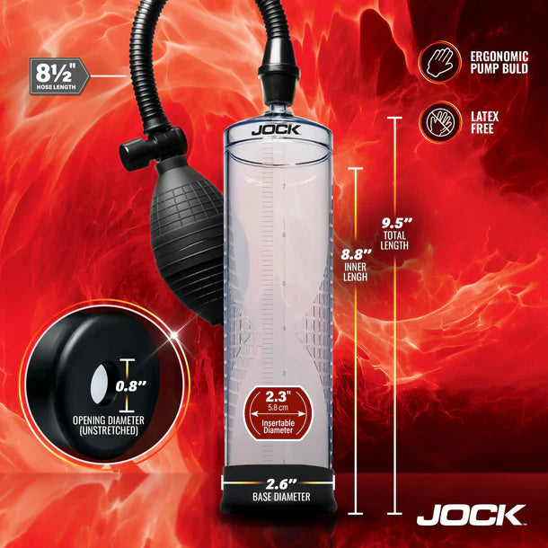 Jock Amp Up Penis Pump with Bulb by XR
