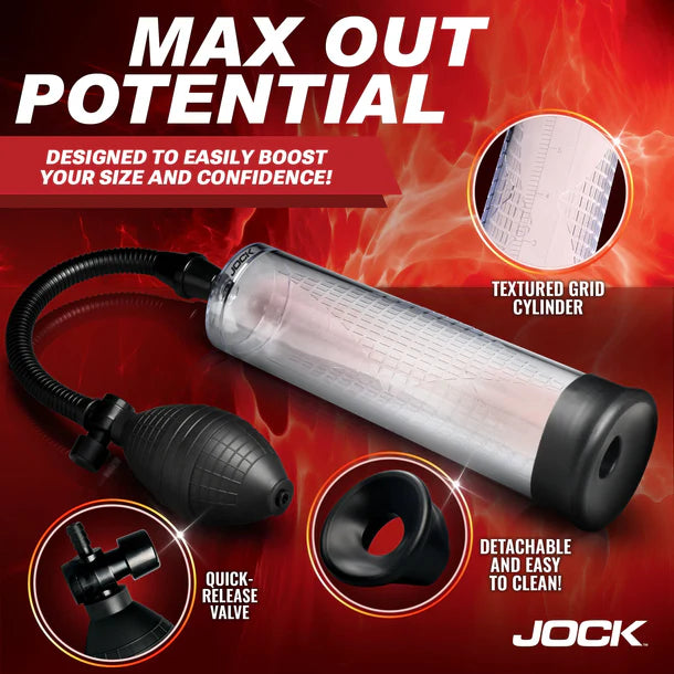 Jock Amp Up Penis Pump with Bulb by XR