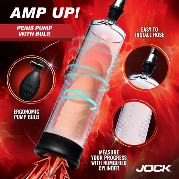 Jock Amp Up Penis Pump with Bulb by XR