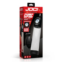 JOCK pump packaging with pump handle on a white background