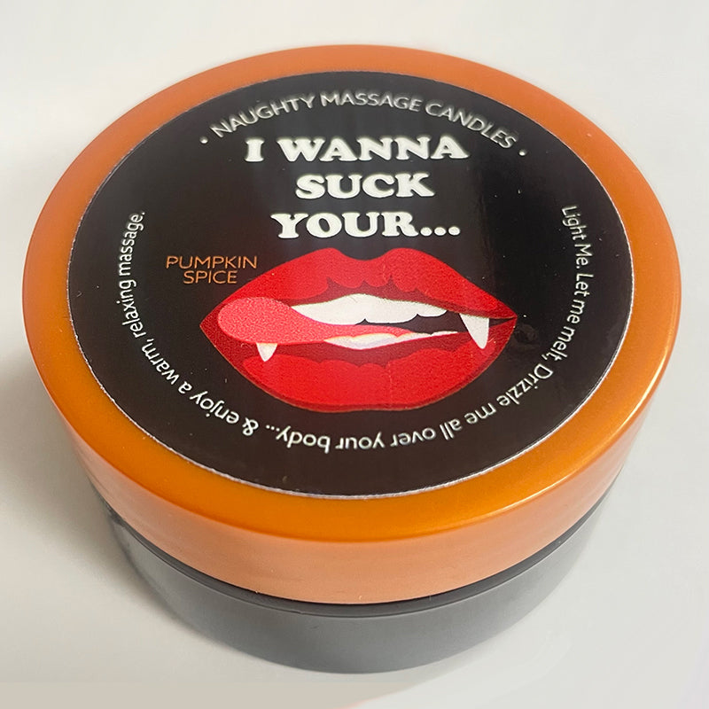 Kama Sutra Halloween Pumpkin Spice Massage Candles