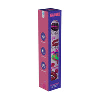 KAQIX vibrator product packaging with colorful designs on a white background