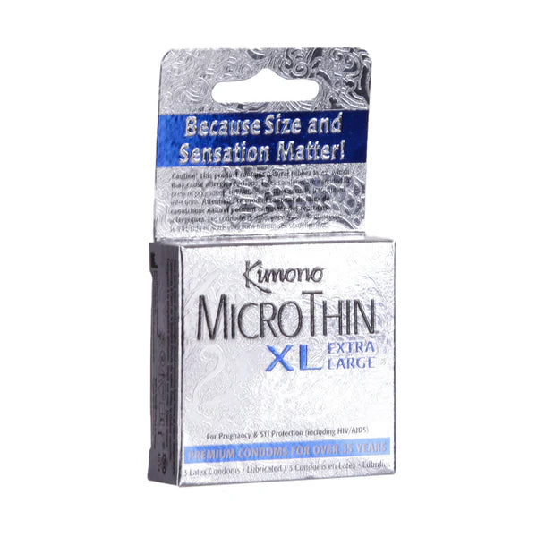 Kumono MicroThin XL packaging on a white background