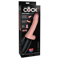 thrusting rechargeable vibrator